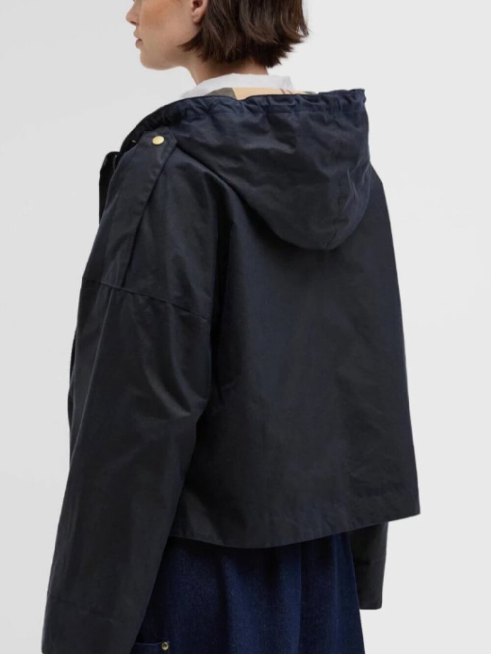Royal Navy~ Barbour Ryedale Waxed Cotton Jacket MSRP$540 British Elegance - Picture 4 of 11